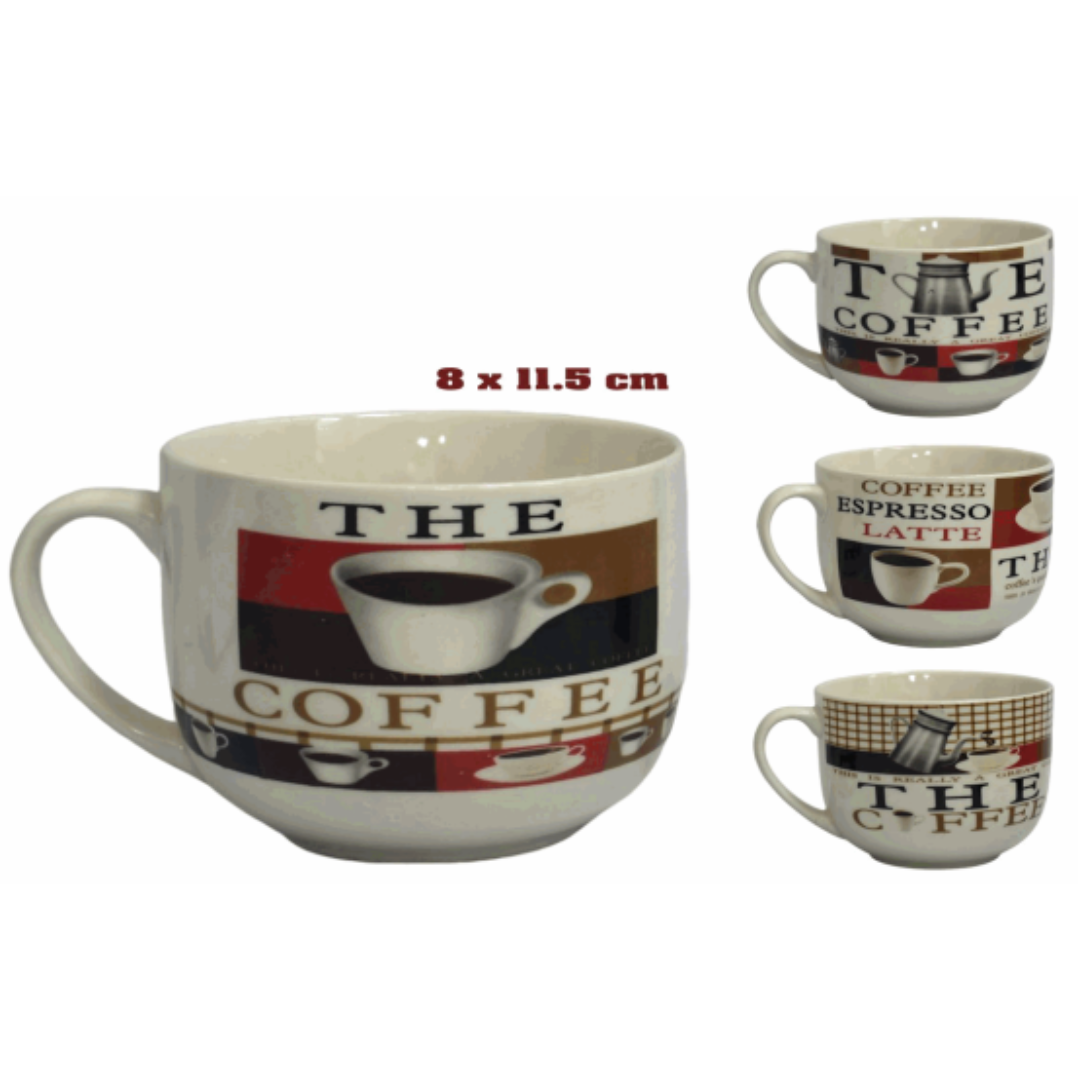 Taza de Porcelana 8x11.5cm 86683 Selecto