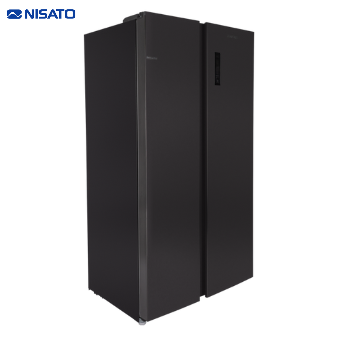 Refrigeradora Side By Side 18.5P3/525L Acero Inoxidable Inverter Nisato NRF-686INVSSLM NISATO