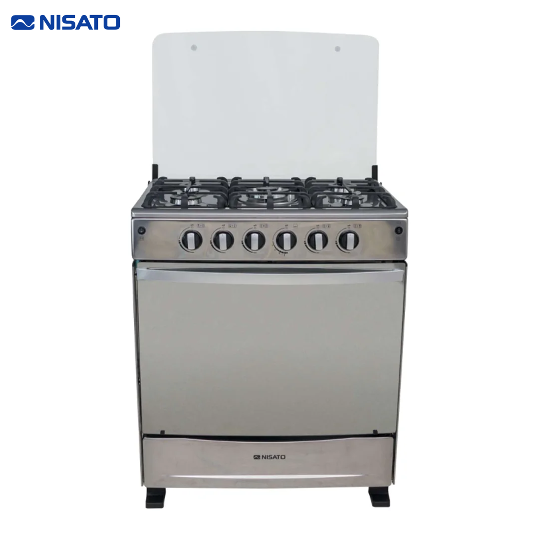 Estufa con Horno 30" 5 Quemadores Acero Inoxidable Nisato NPX-3064TVLPHF (D)
