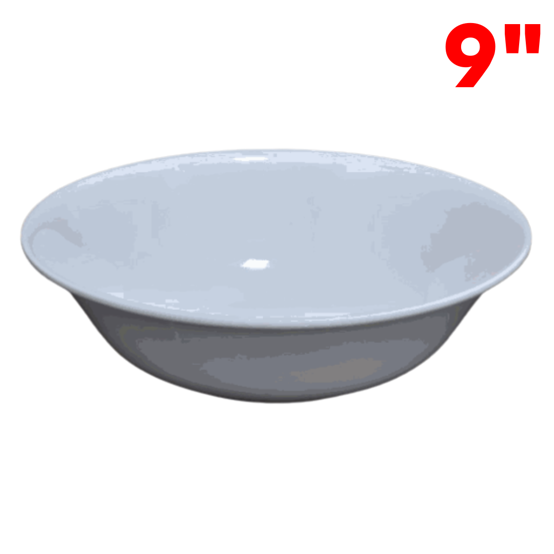 Bowl de Melamina Blanco 9" BG-209H-9W