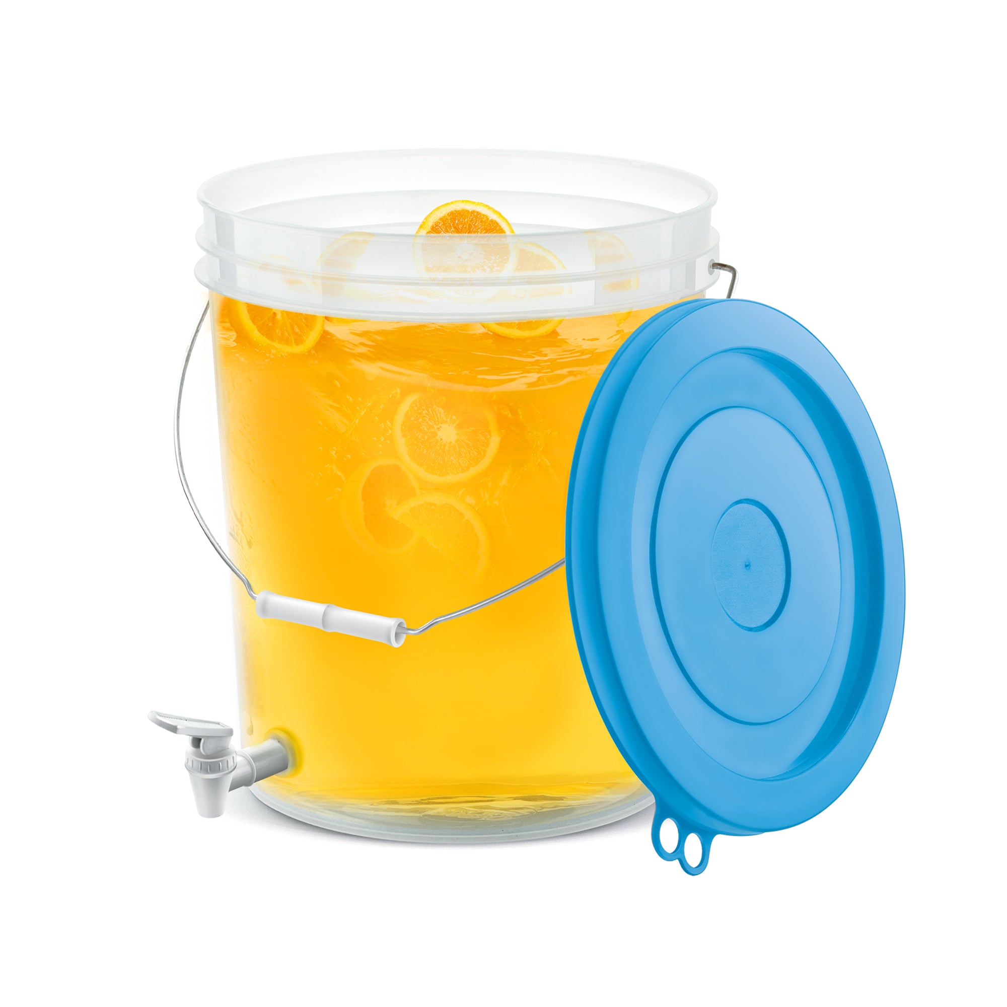 Balde Plástico con Dispensador 16 Litros Polinplast 175-071 POLINPLAST