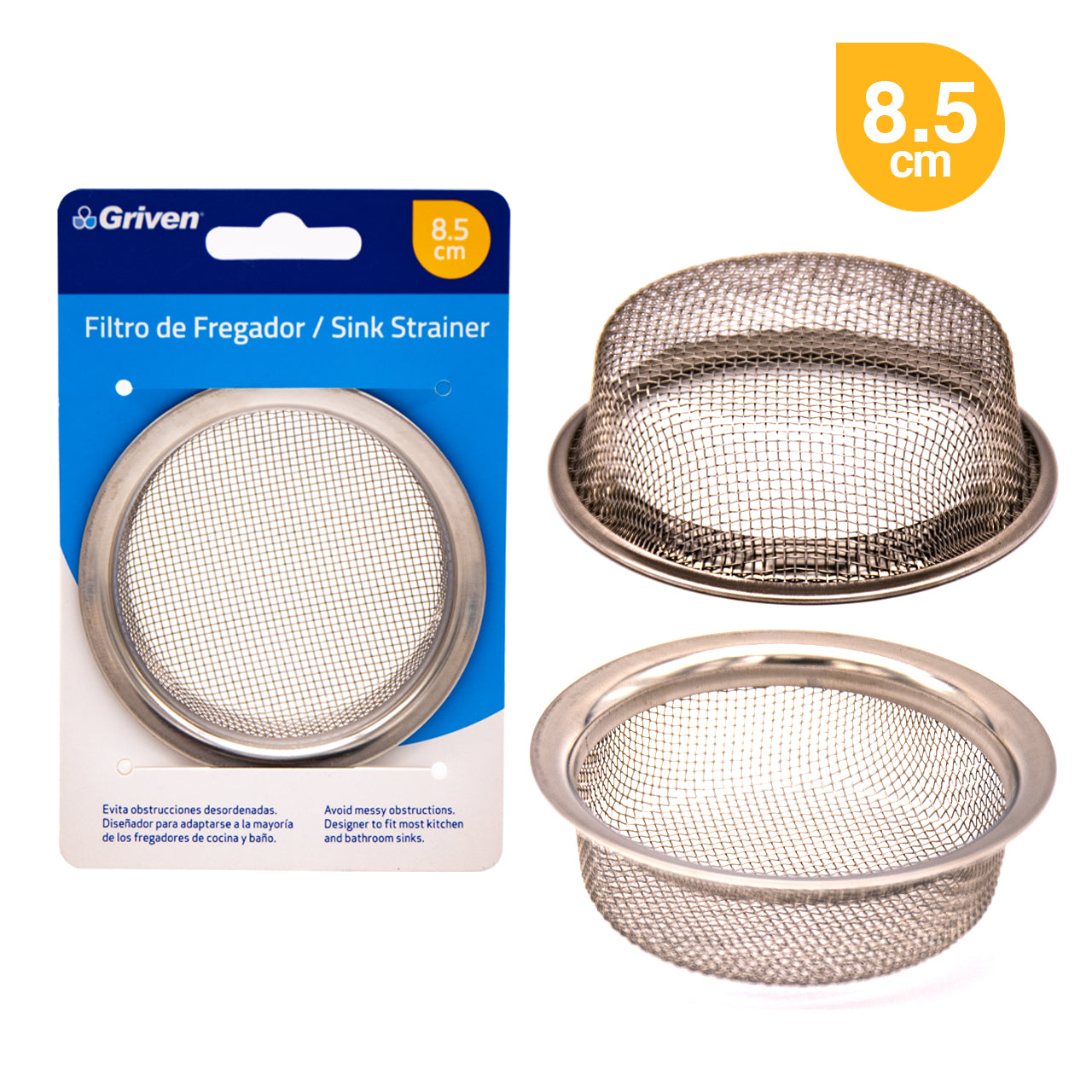 Filtro Colador para Fregador 8.5cm Griven TL-63140