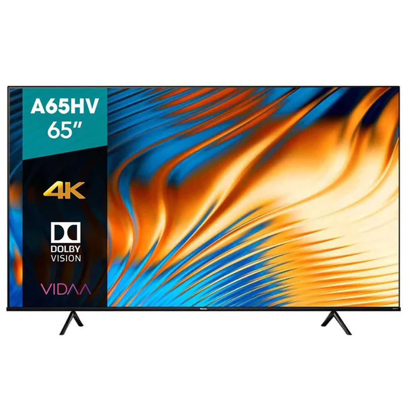 Televisor 65" LED Smart TV UHD 4K VIDAA Hisense 65A6NV Televisión.