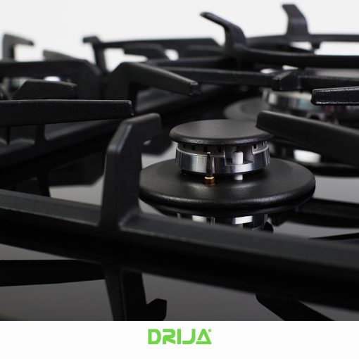 Estufa Empotrable 24" 4 Quemadores Vidrio Templado Toscana 60 PRO Drija