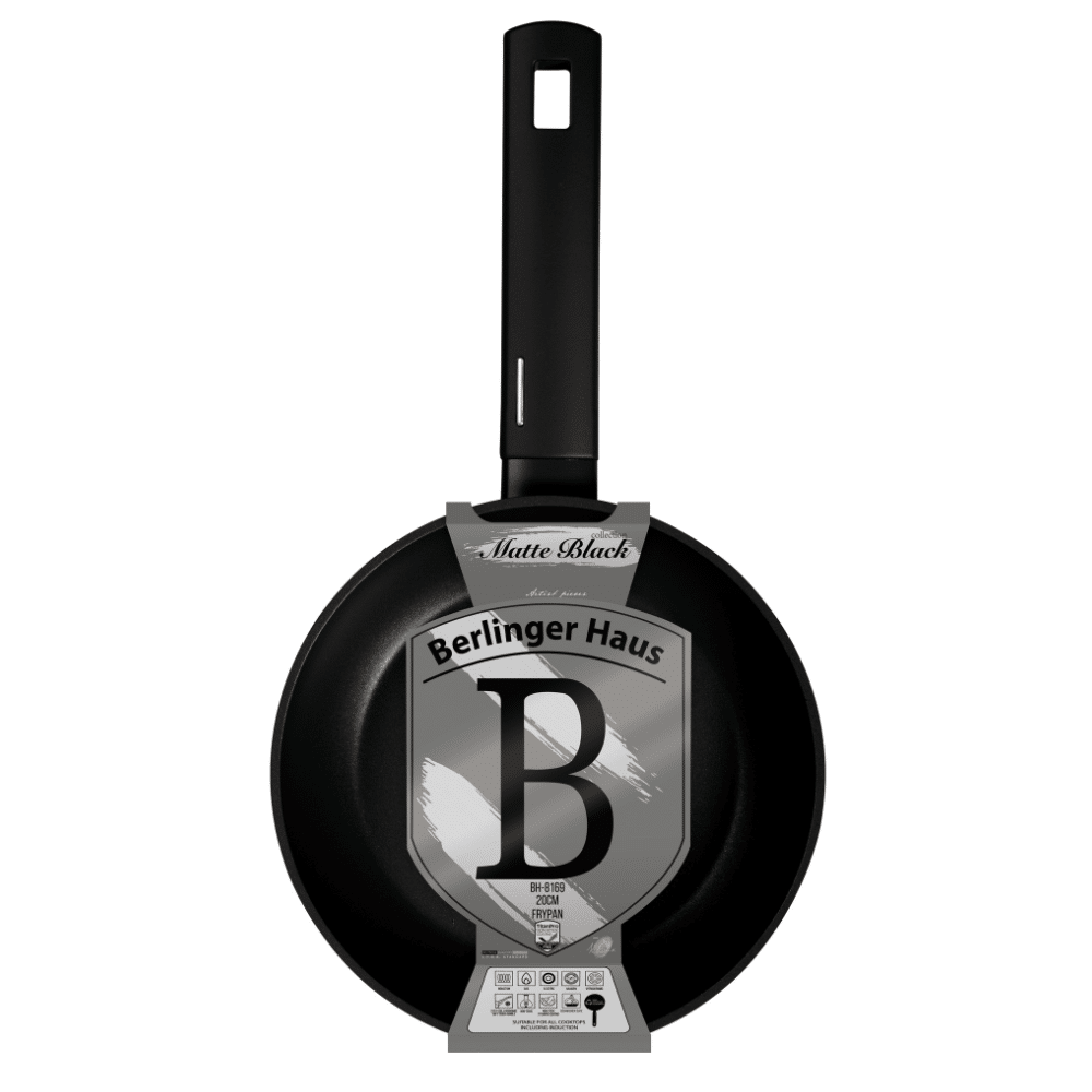Sartén Wok 20cm Antiadherente Negro Matte Berlinger Haus BH-8169 BERLINGER HAUS