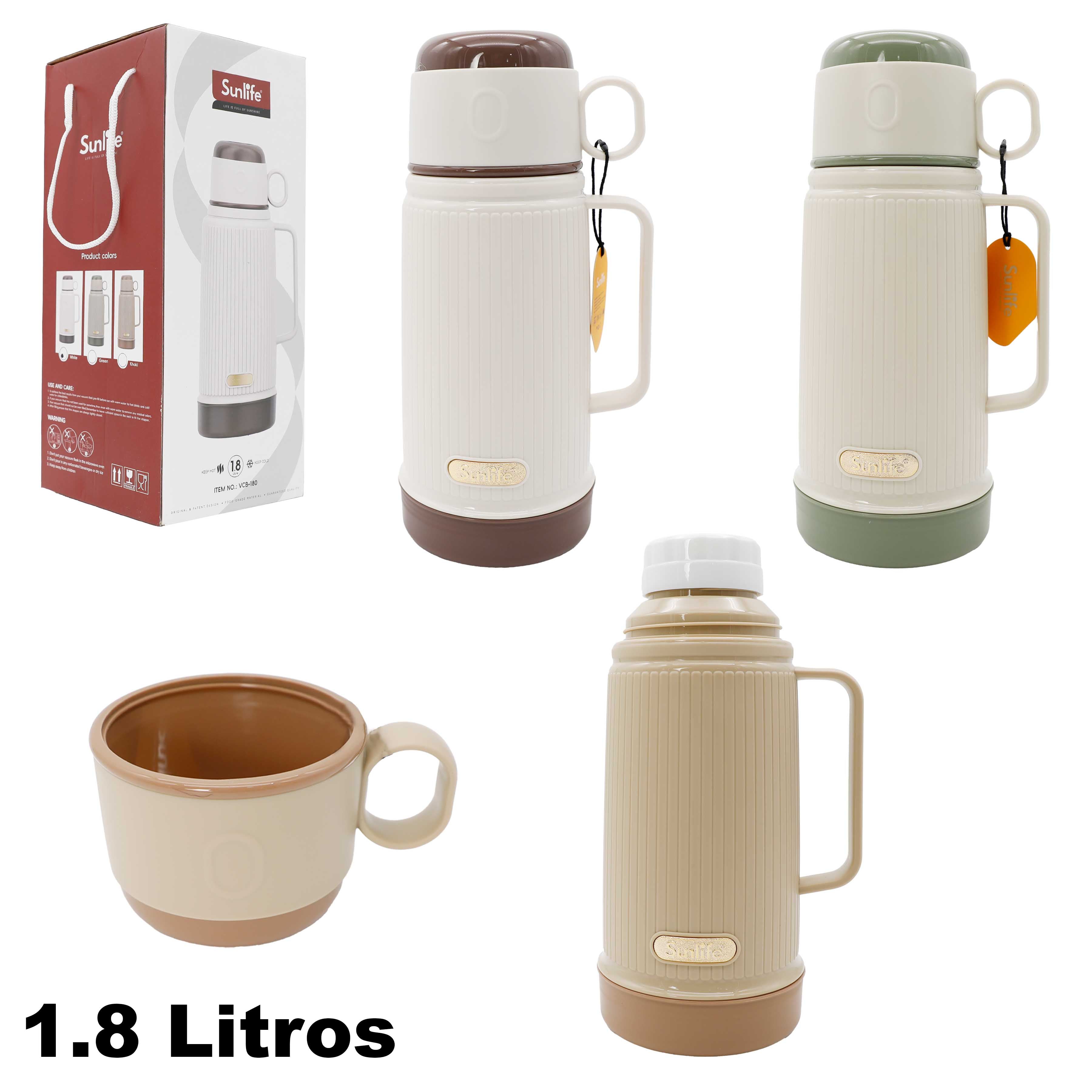 (LLEGANDO 5 DE JUNIO) Termo de Agua Plástico 1.8L VCB-180