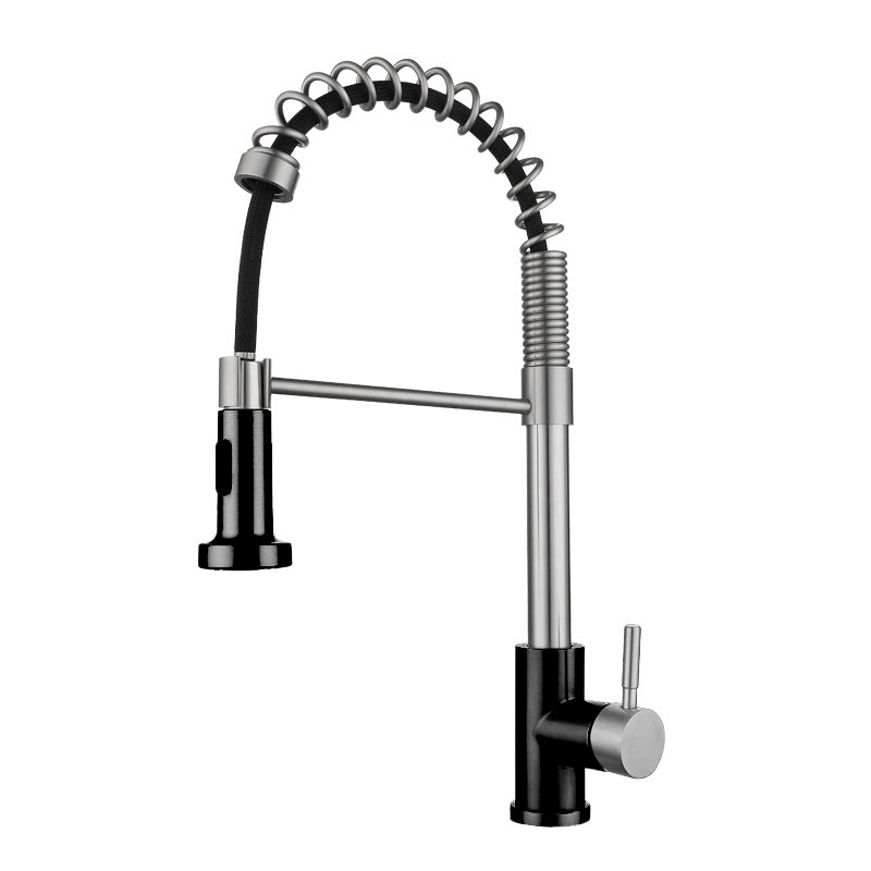 Grifo de Acero Inoxidable 304 con Revestimiento Electrostático Negro Verona Gasco GASCO
