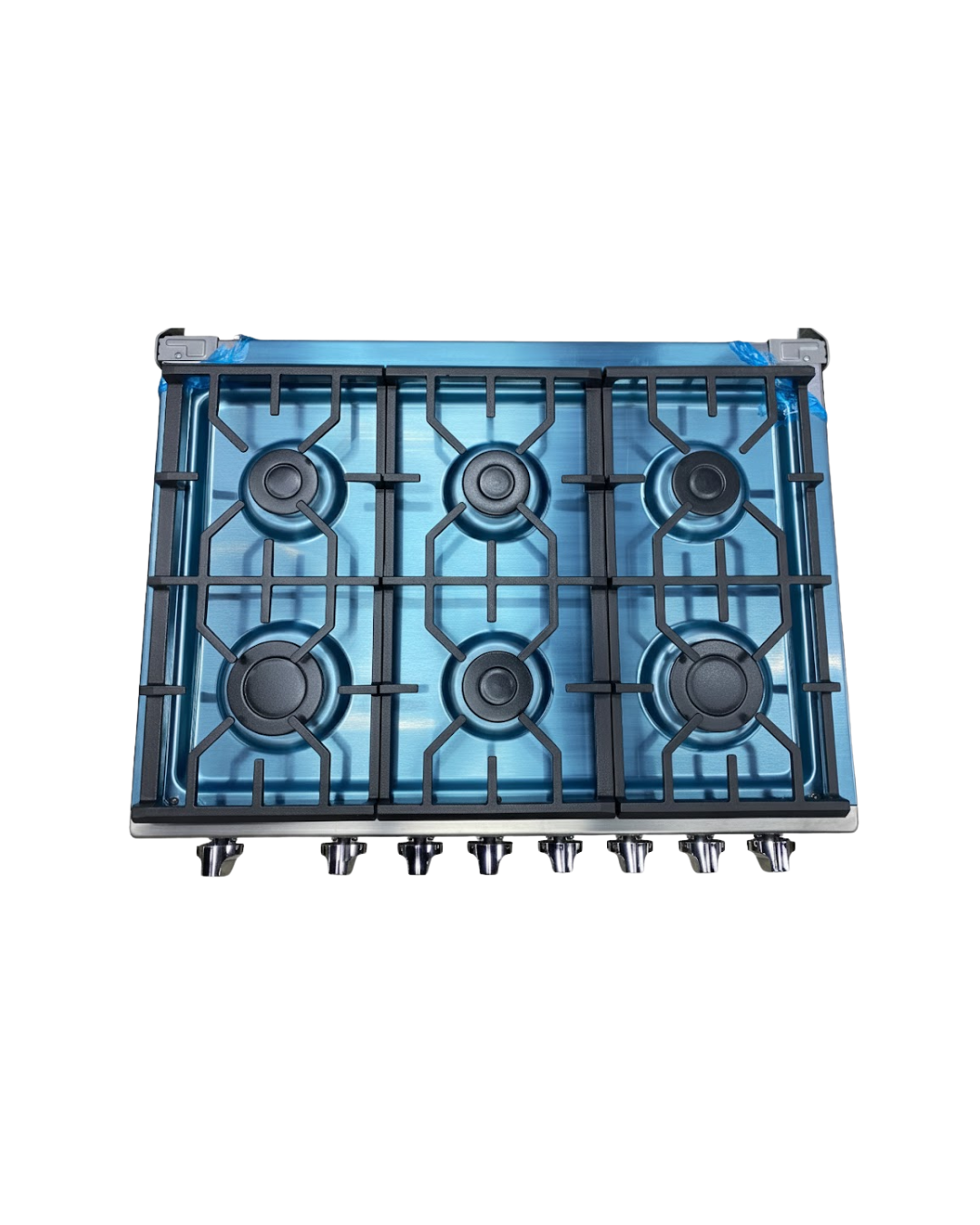 Estufa con Horno de 6 Quemadores 30" a Gas Acero Inoxidable Parrillas Hierro Fundido Nisato Modelo Nuevo NE-7774TVDM NISATO