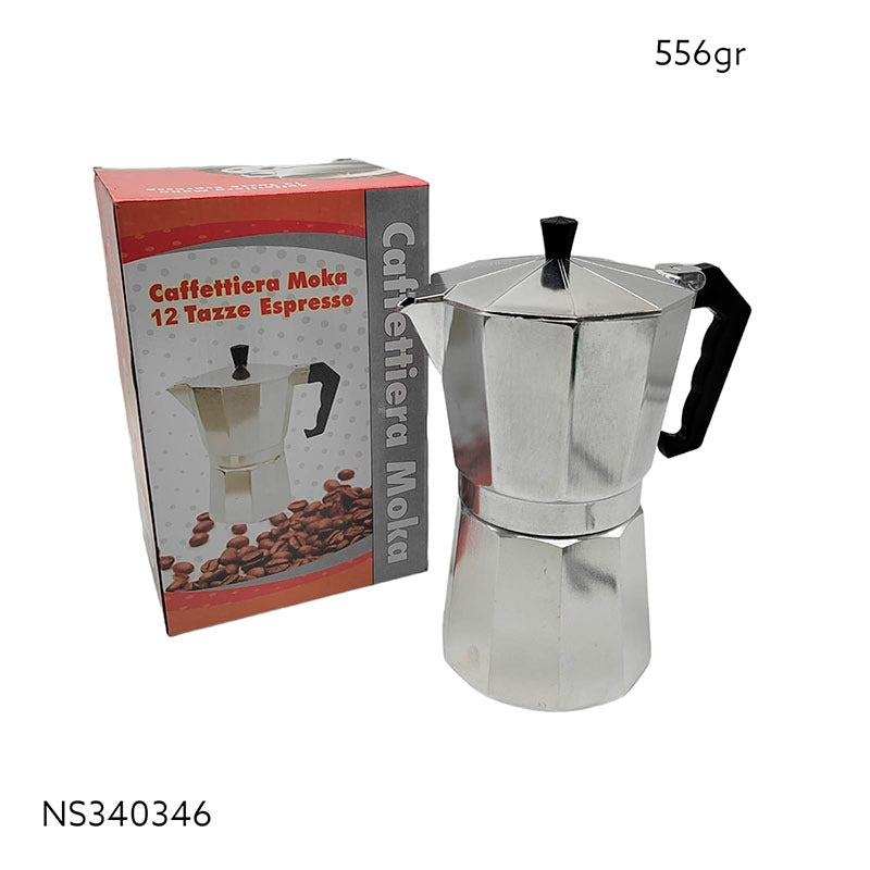 Cafeteras Italianas de Aluminio 12 Tazas NS340346