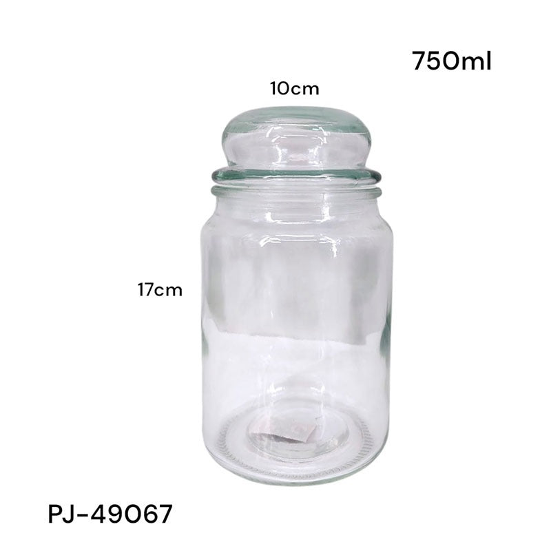 Envase con Tapa de Vidrio 750ml PJ-49067