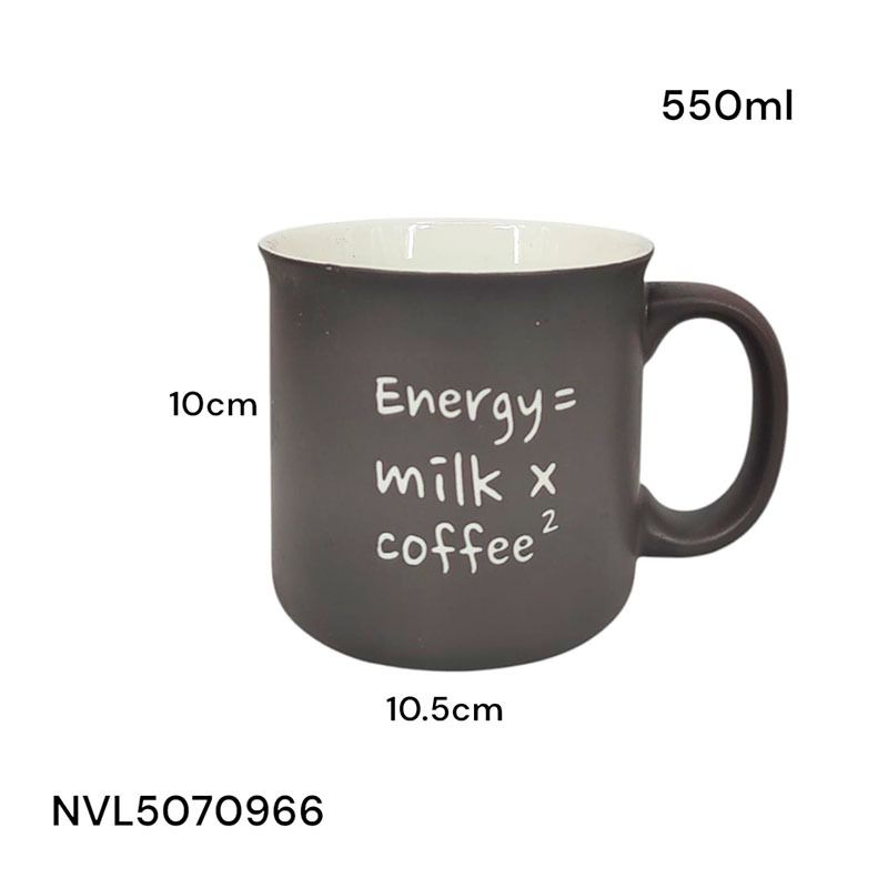 Taza de Cerámica 550ml 10.5x10cm NVL5070966 Mug. Selecto