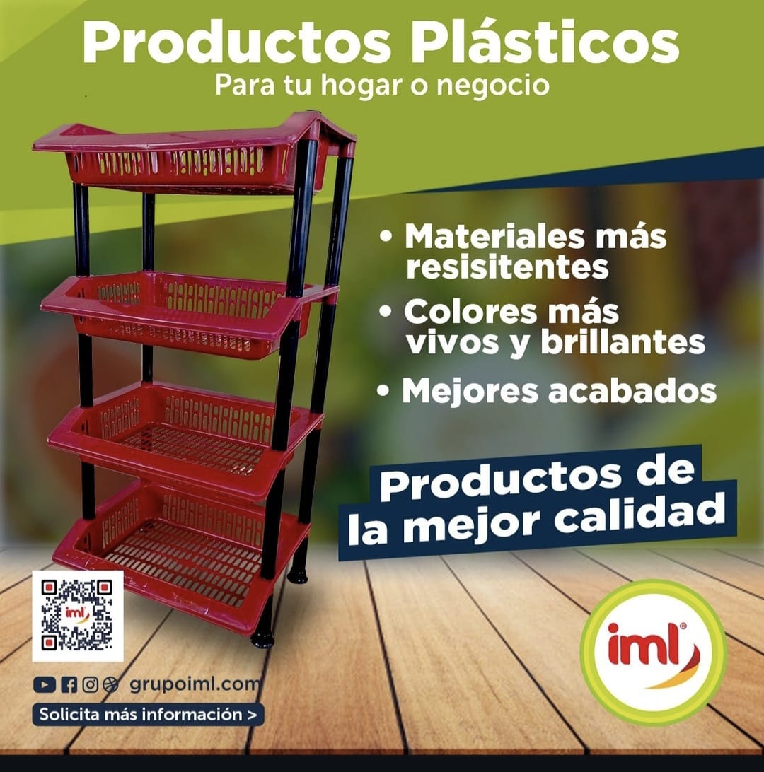 Frutero de Plástico 4 Niveles FR-4B IML