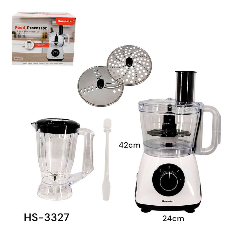 Licuadora + Procesador de Alimentos Homestar HS-3327