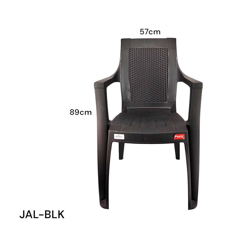 Silla Plástica Negro JAL-BLK Selecto