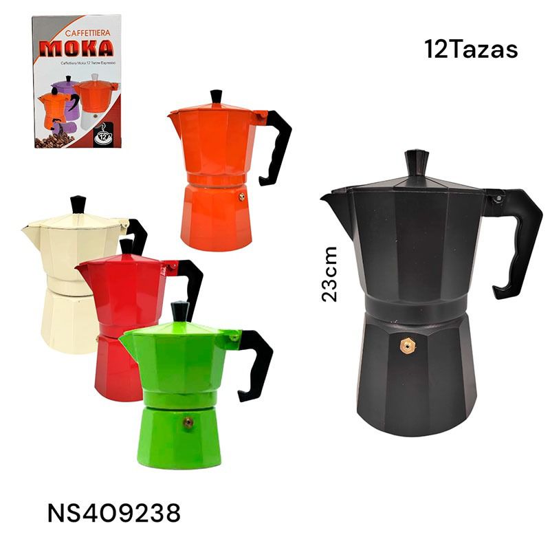 Cafeteras Italianas de Aluminio 12 Tazas NS409238