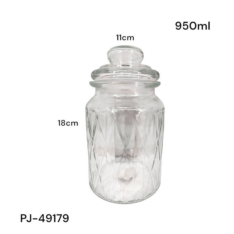 Envase con Tapa de Vidrio 950ml PJ-49179 Selecto