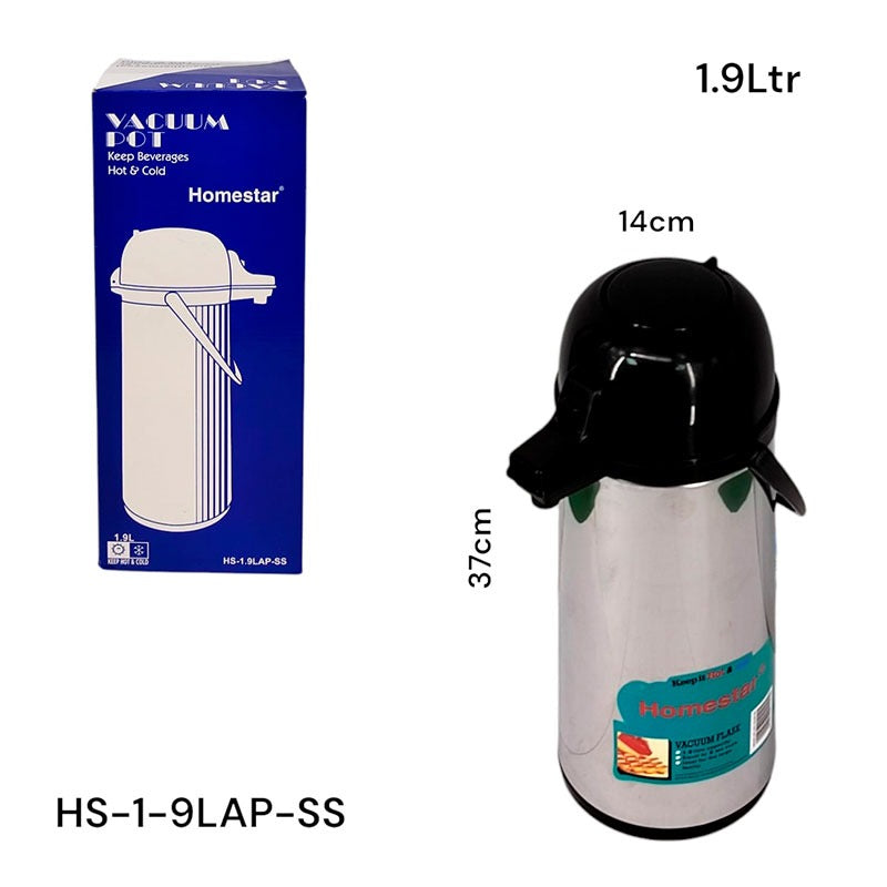 Termo con Dispensador 1.9 Litros HS-1-9LAP-SS
