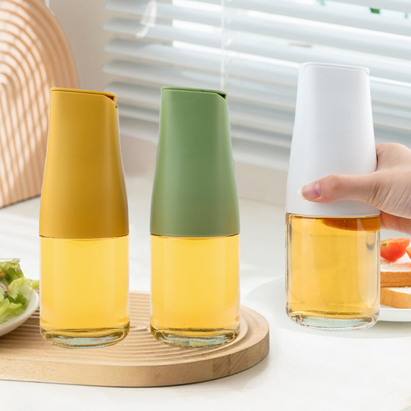 Aceitera de Vidrio con Vertedor Antigoteo | Dispensador para Aceite y Vinagre 89611