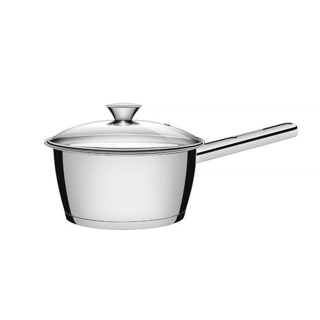 Panela de Acero Inoxidable 1.50 Litros con Tapa de Vidrio TRAMONTINA 62651/168 TRAMONTINA