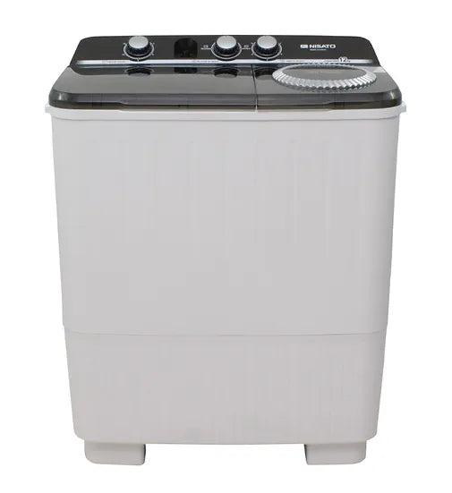 Lavadora Semi Automática Doble Tina 12kg sin Bomba Nisato NWM-1210XL NISATO