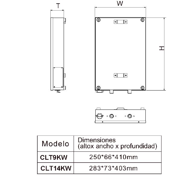 Calentador de Agua Eléctrico 13.5L/9KW Drija CLTE9KW