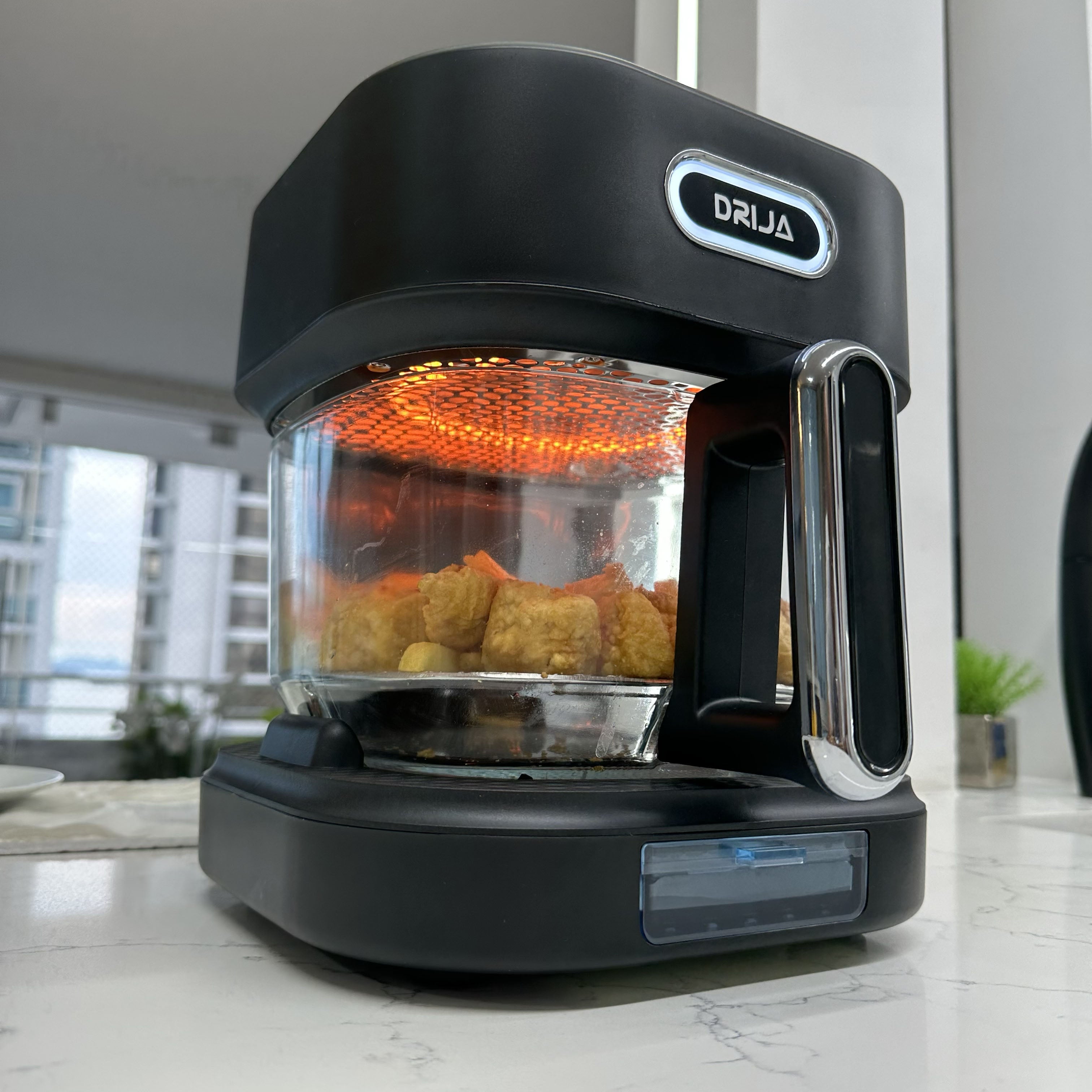 Freidora de Aire a Vapor Calzone de Lujo Black 4.5L Drija