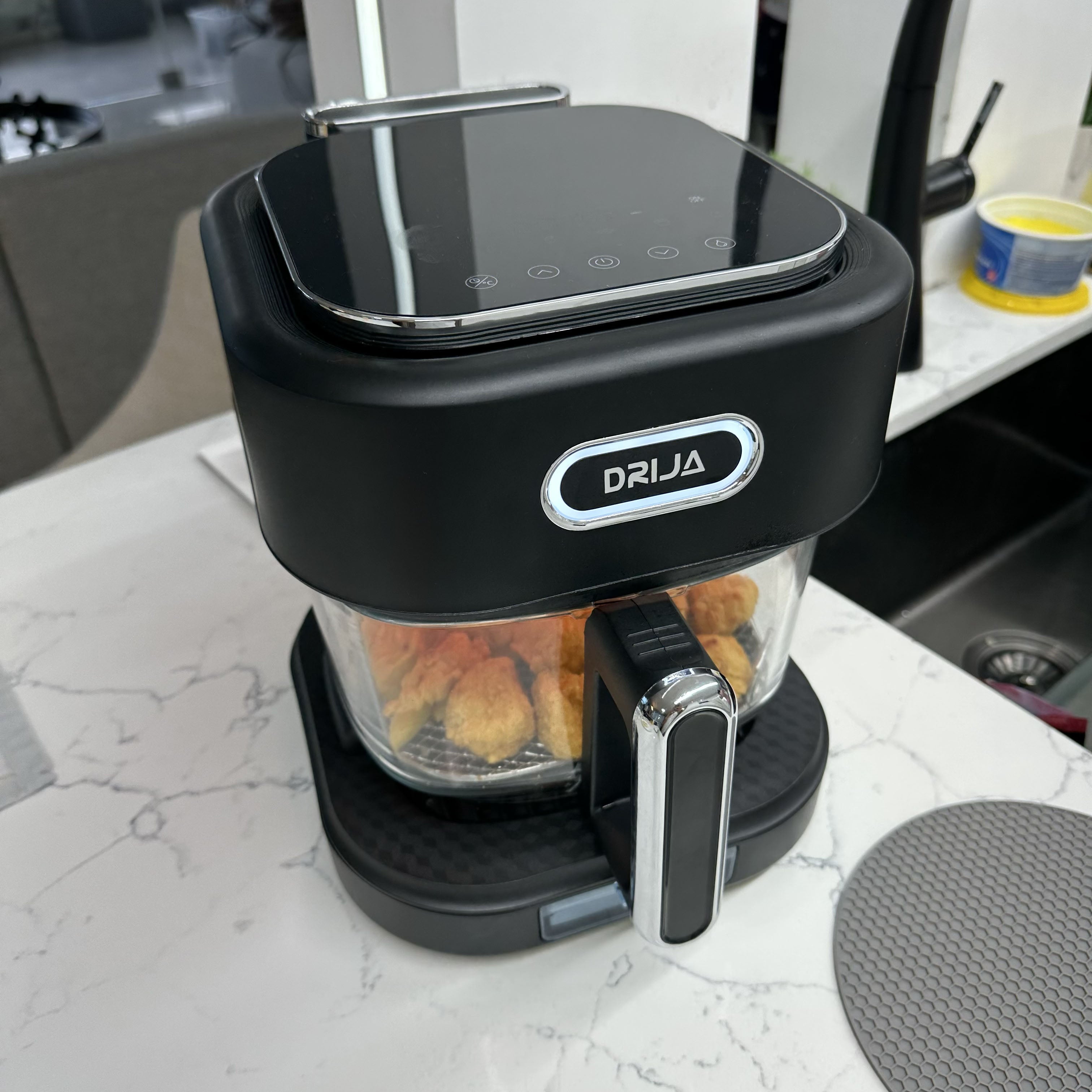 Freidora de Aire a Vapor Calzone de Lujo Black 4.5L Drija