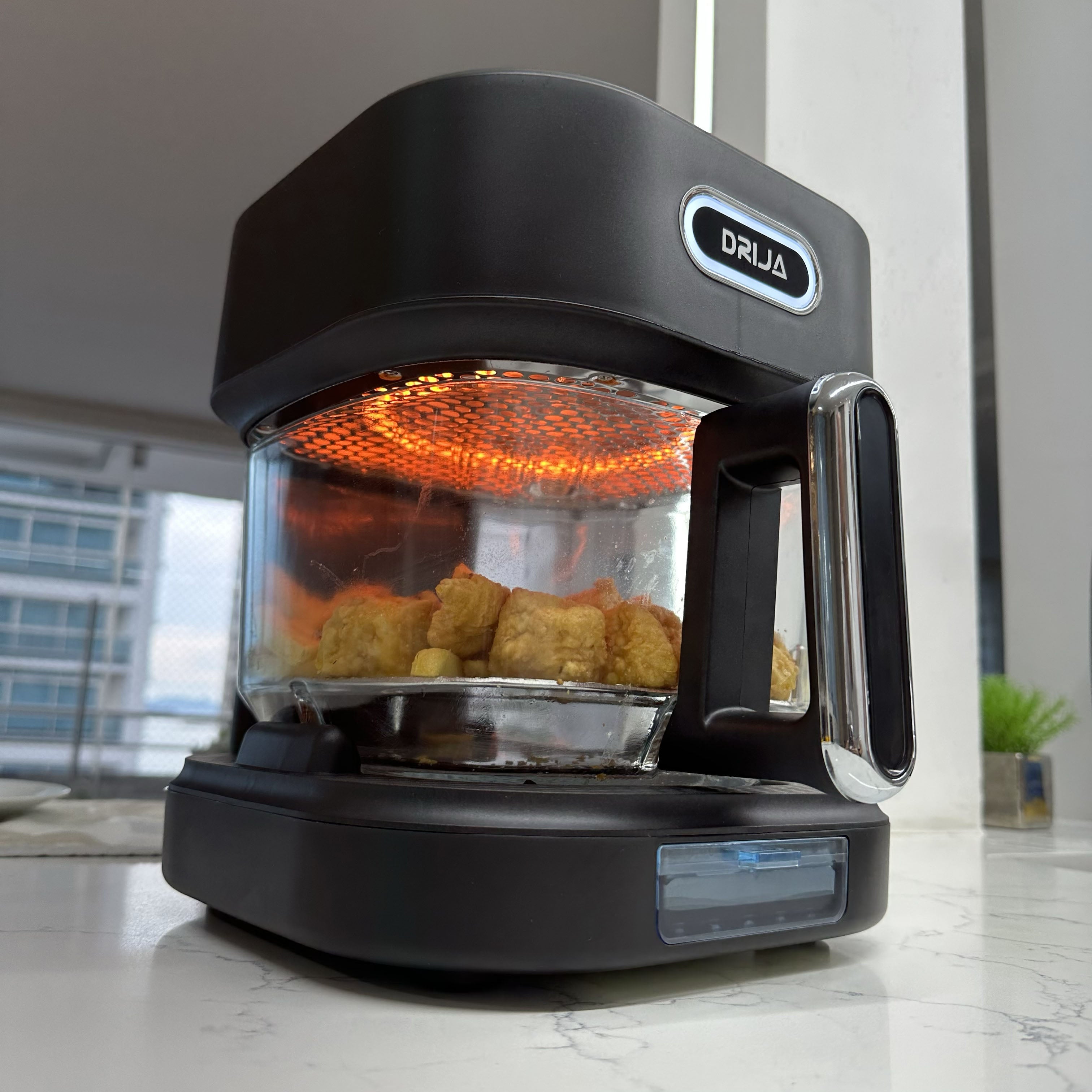 Freidora de Aire a Vapor Calzone de Lujo Black 4.5L Drija