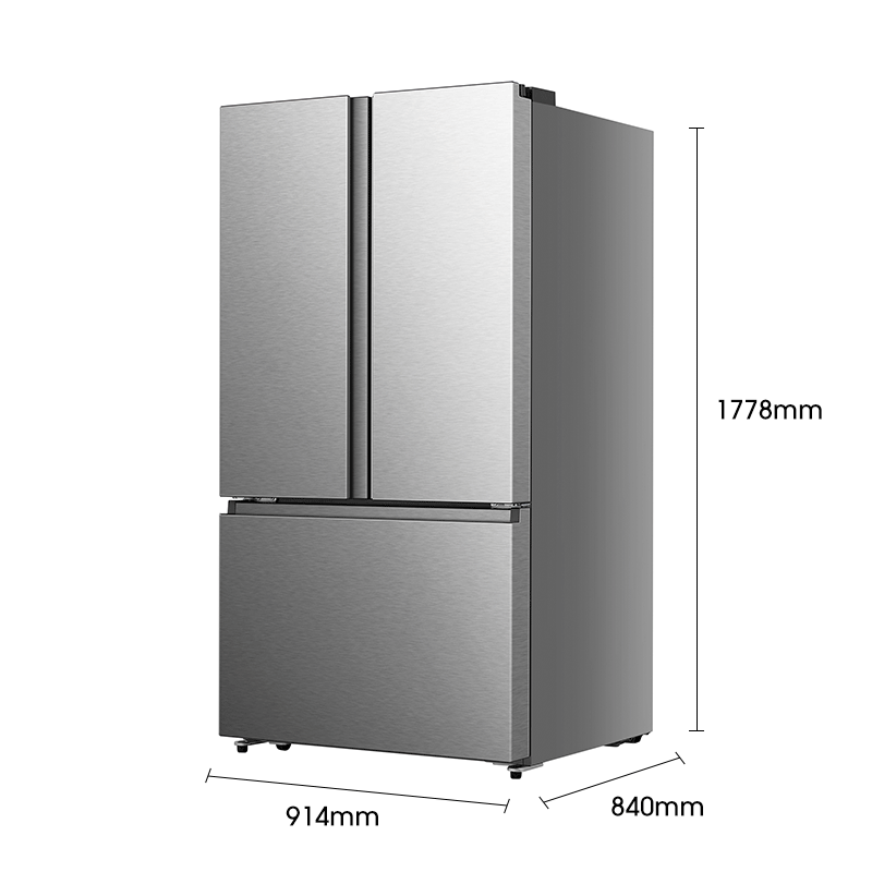 Refrigeradora French Door 26p3 en Acero Inoxidable Inverter Hisense HRF266N6CSE HISENSE