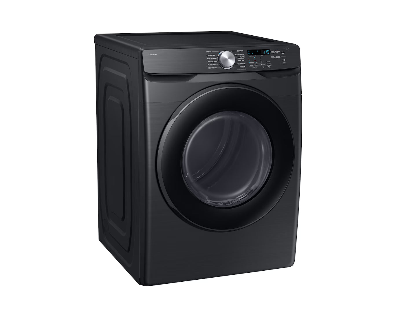 Secadora a Gas Carga Frontal 24kg Sensor Dry Negro Samsung DV24DG8000PVAP Samsung