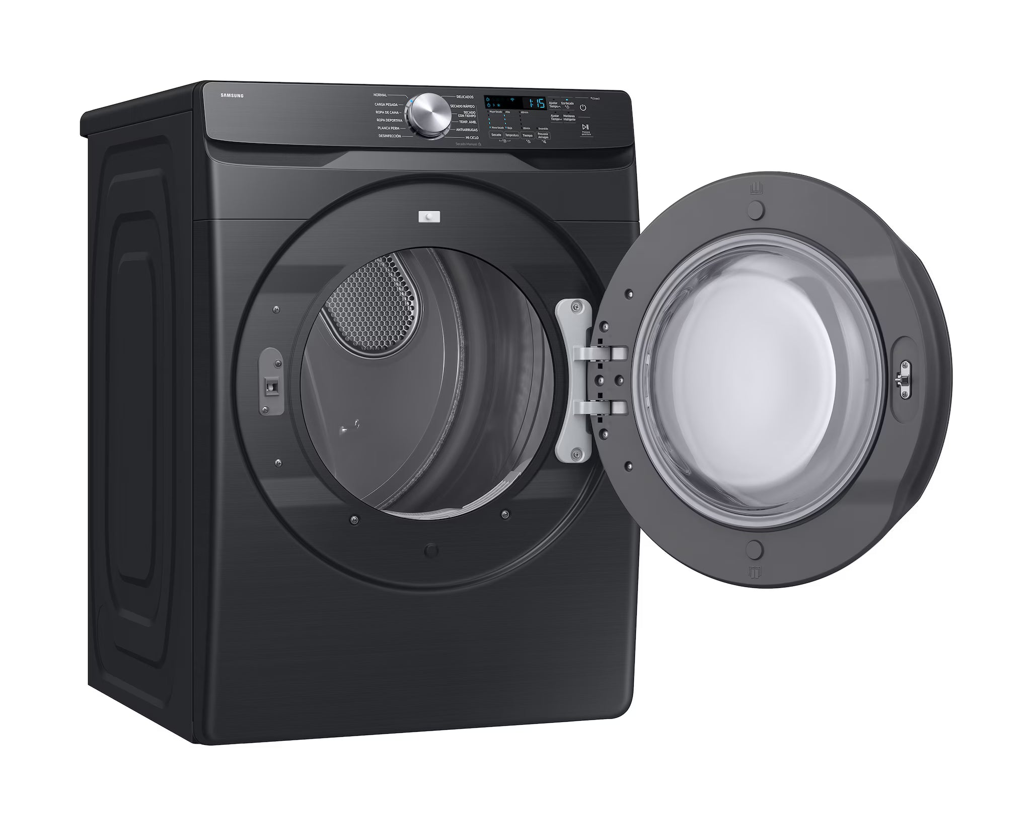 Secadora a Gas Carga Frontal 24kg Sensor Dry Negro Samsung DV24DG8000PVAP Samsung