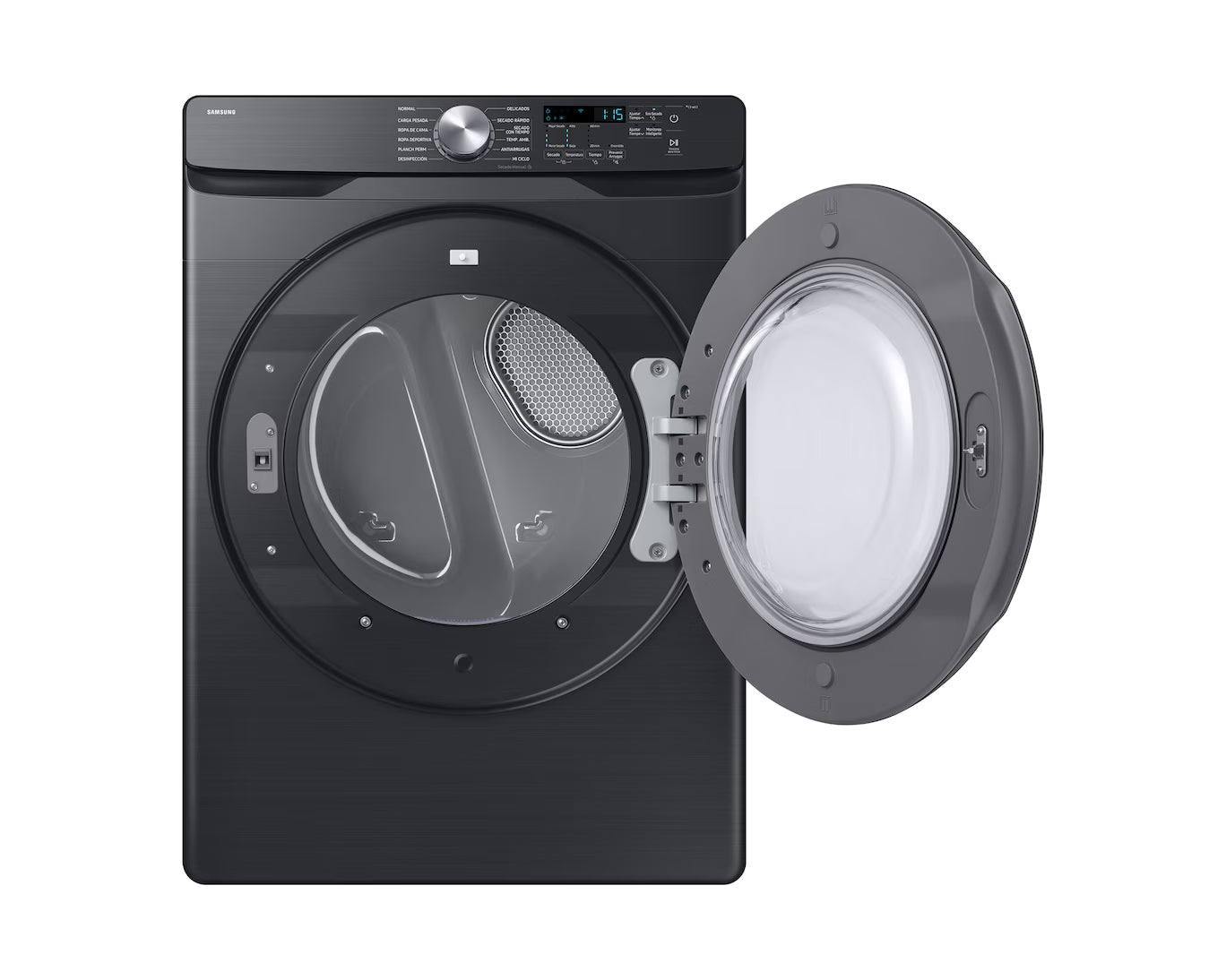 Secadora a Gas Carga Frontal 24kg Sensor Dry Negro Samsung DV24DG8000PVAP