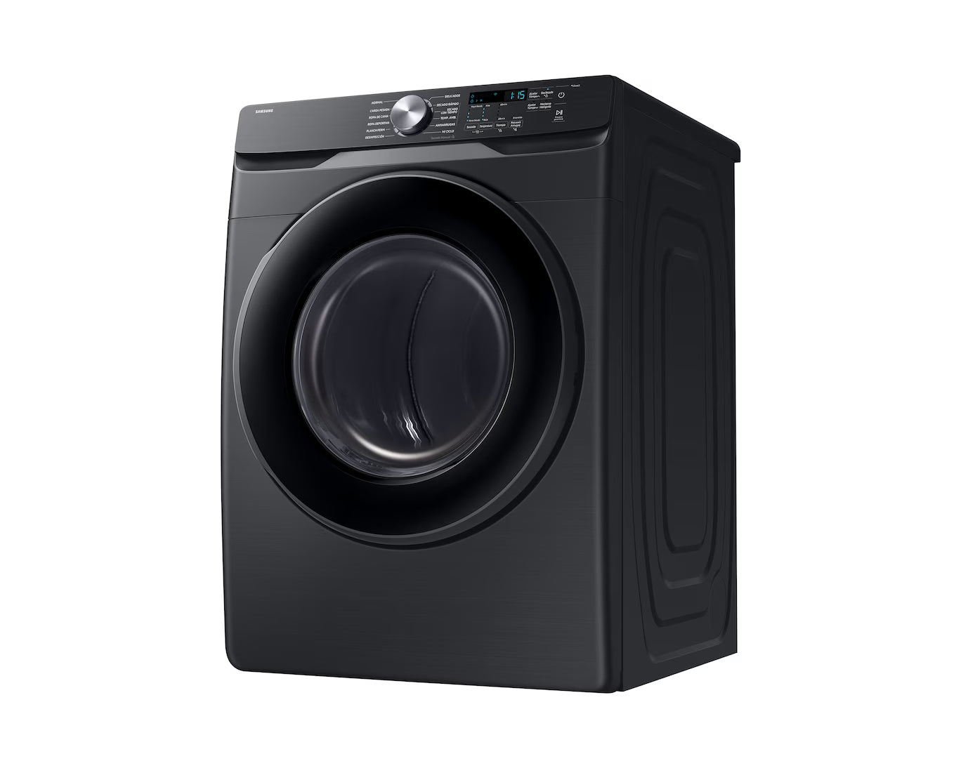 Secadora a Gas Carga Frontal 24kg Sensor Dry Negro Samsung DV24DG8000PVAP Samsung