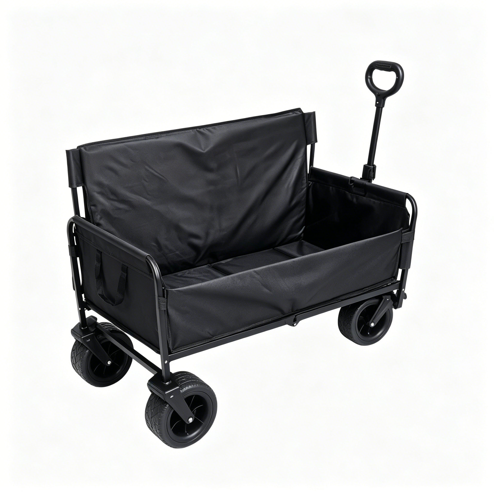 Carrito Negro Multiuso Plegable Extra Grande 90x50x70cm NVL51222067