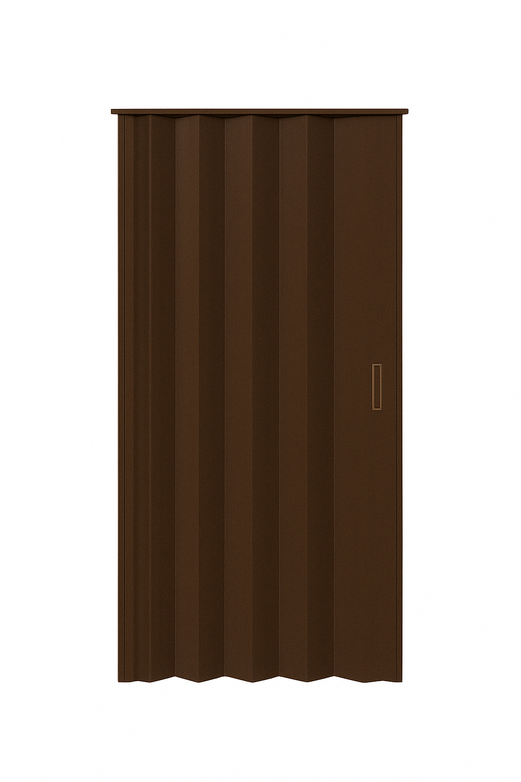 Puerta Plegable De PVC Chocolate 91.4*203 cm 1.2cm 136-4003 Selecto