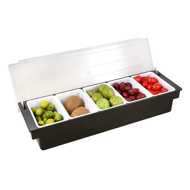 Almacenador de 5 Compartimientos de Plástico 808031-5 Selecto