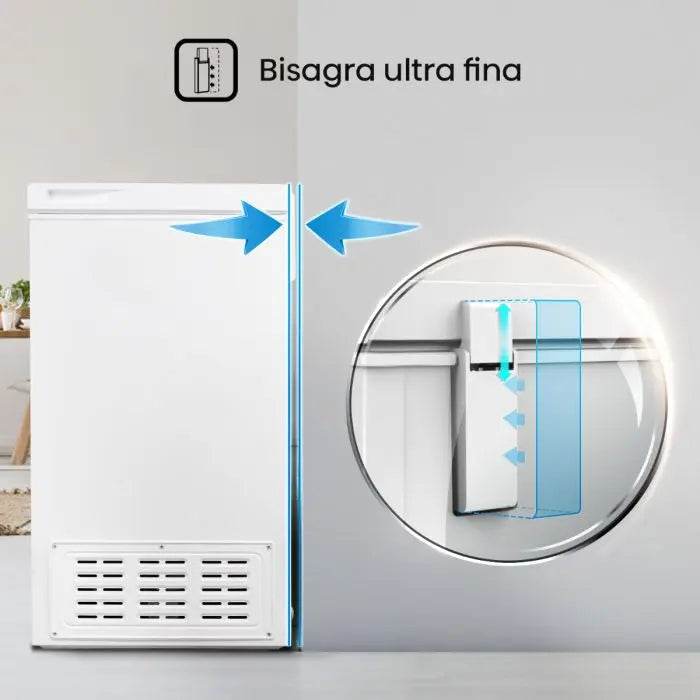 Congelador Horizontal 3.4p3 My Fresh Choice Blanco Hisense FC34D6BWXE Freezer. HISENSE