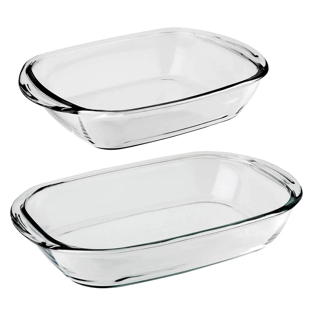 Set 2 Bandeja de Vidrio Asadera 3.0L/1.8L 15120200791391 Selecto