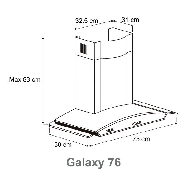 Extractor de Grasa Galaxy 76 Acero Drija DRIJA