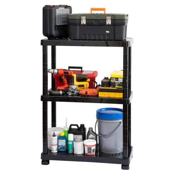 Estante de Plástico de 3 Niveles 91x61x31cm LHC-3-50030 Selecto