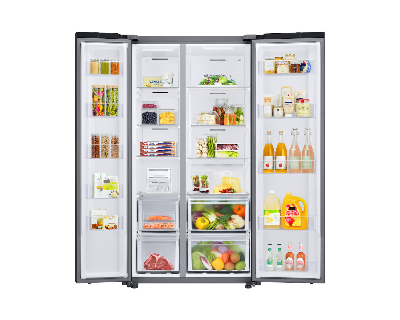 Refrigeradora Side by Side 23p3 Bespoke Inverter Samsung RS23CB70NA12A Samsung