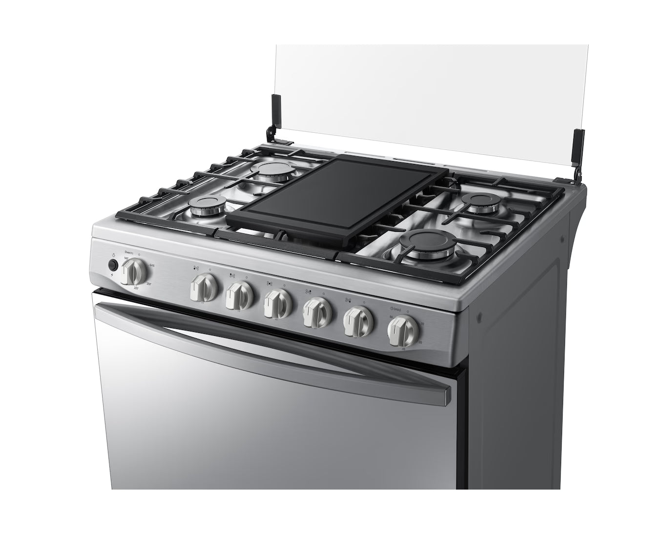 Estufa con Horno 5 Quemadores 30" a Gas Acero Inoxidable Samsung NX52T7522LS/AP