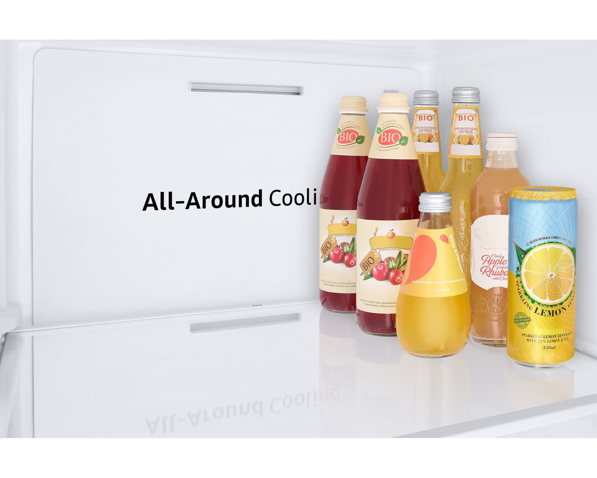 Refrigeradora Side by Side 22p3 con Dispensador de Agua e Hielo Silver all Around Cooling Inverter Samsung RS22T5200S9/AP Samsung