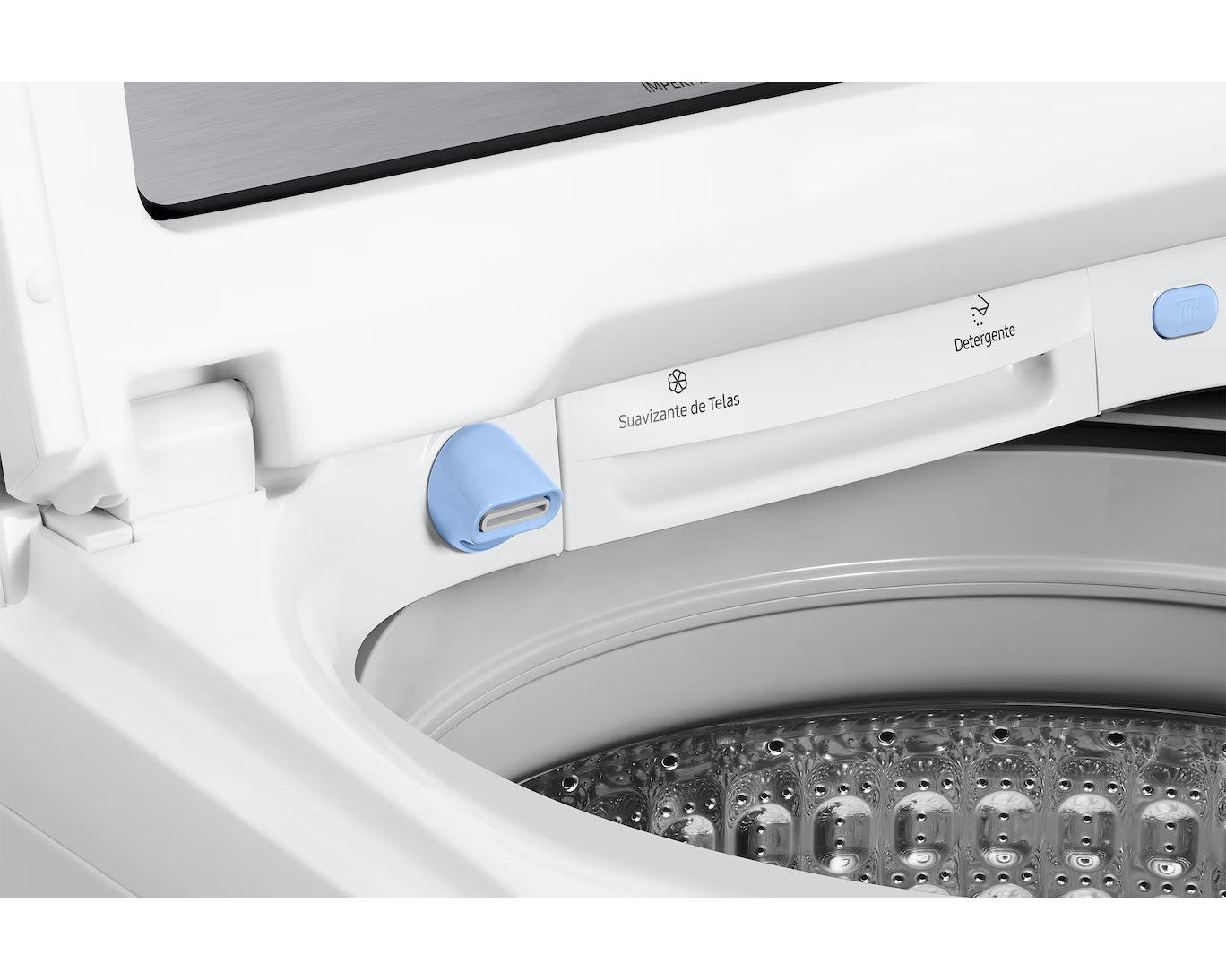 Lavadora Carga Superior 26kg Wifi Smarthings Inverter Samsung WA26DG5500AWAP