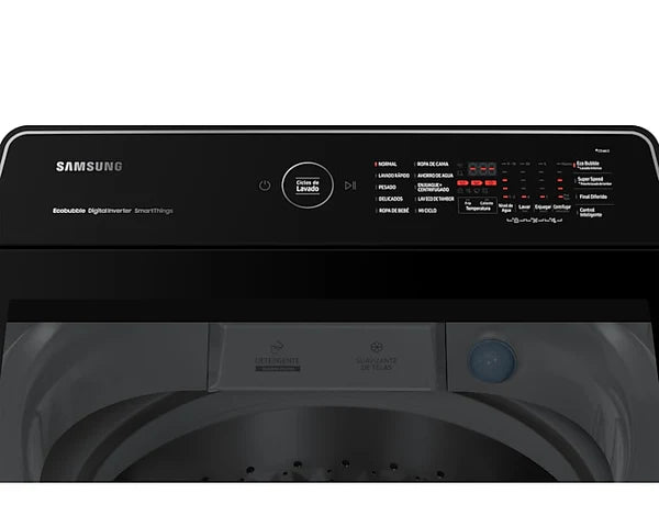 Lavadora Carga Superior 21kg Inverter Samsung WA21CG6746BWAP Samsung