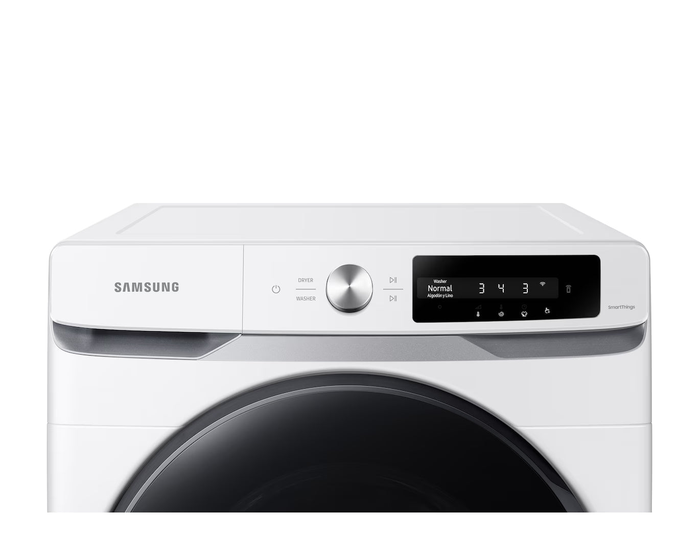Lavadora Automática Carga Frontal 22kg Inverter con AI Control y MultiControl Blanco Samsung WF22C6400AW/AP Samsung