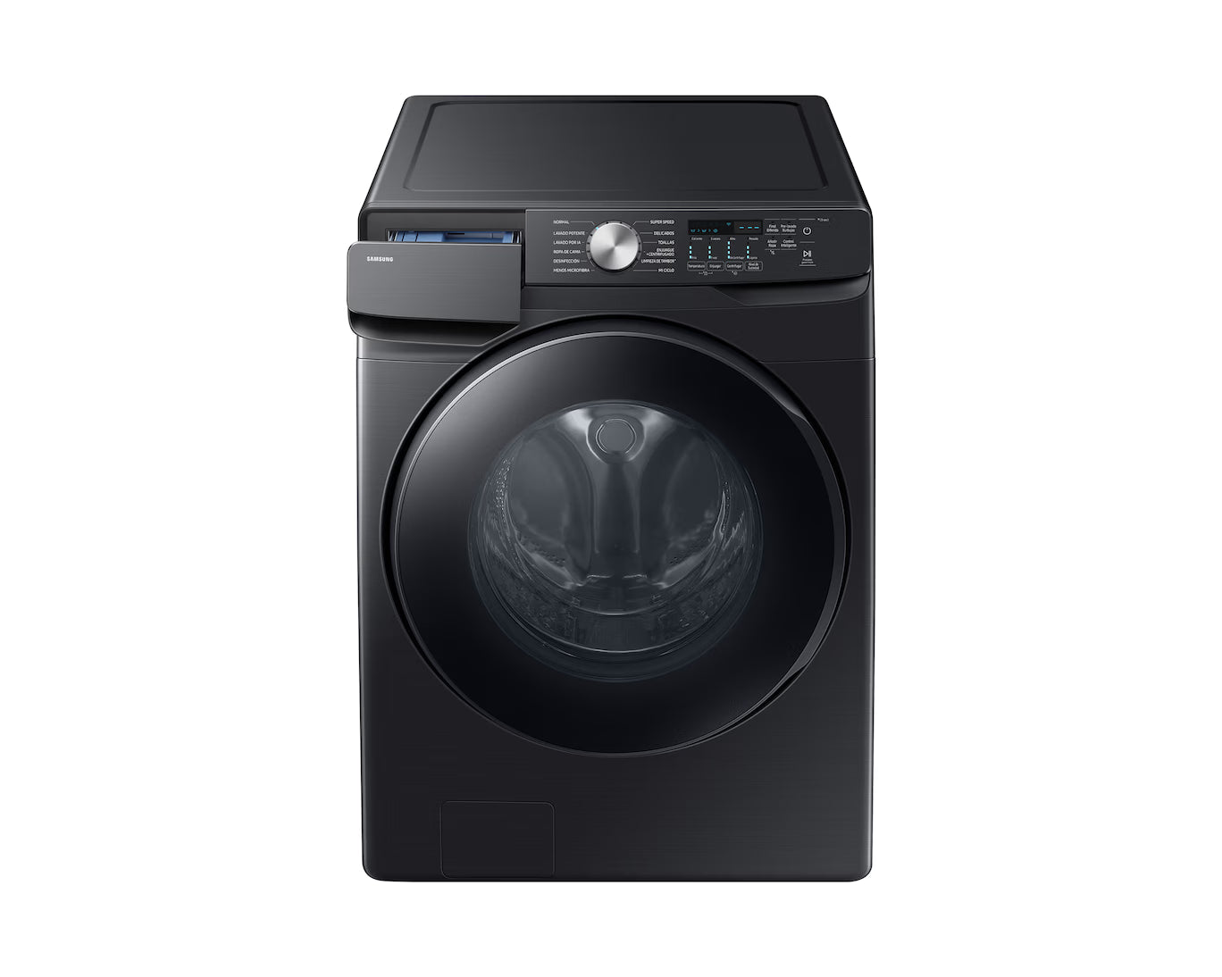 Lavadora Automática Carga Frontal 26kg con Ecobubble y AI Control Negro Caviar Samsung WF26DG8250AVAP Samsung