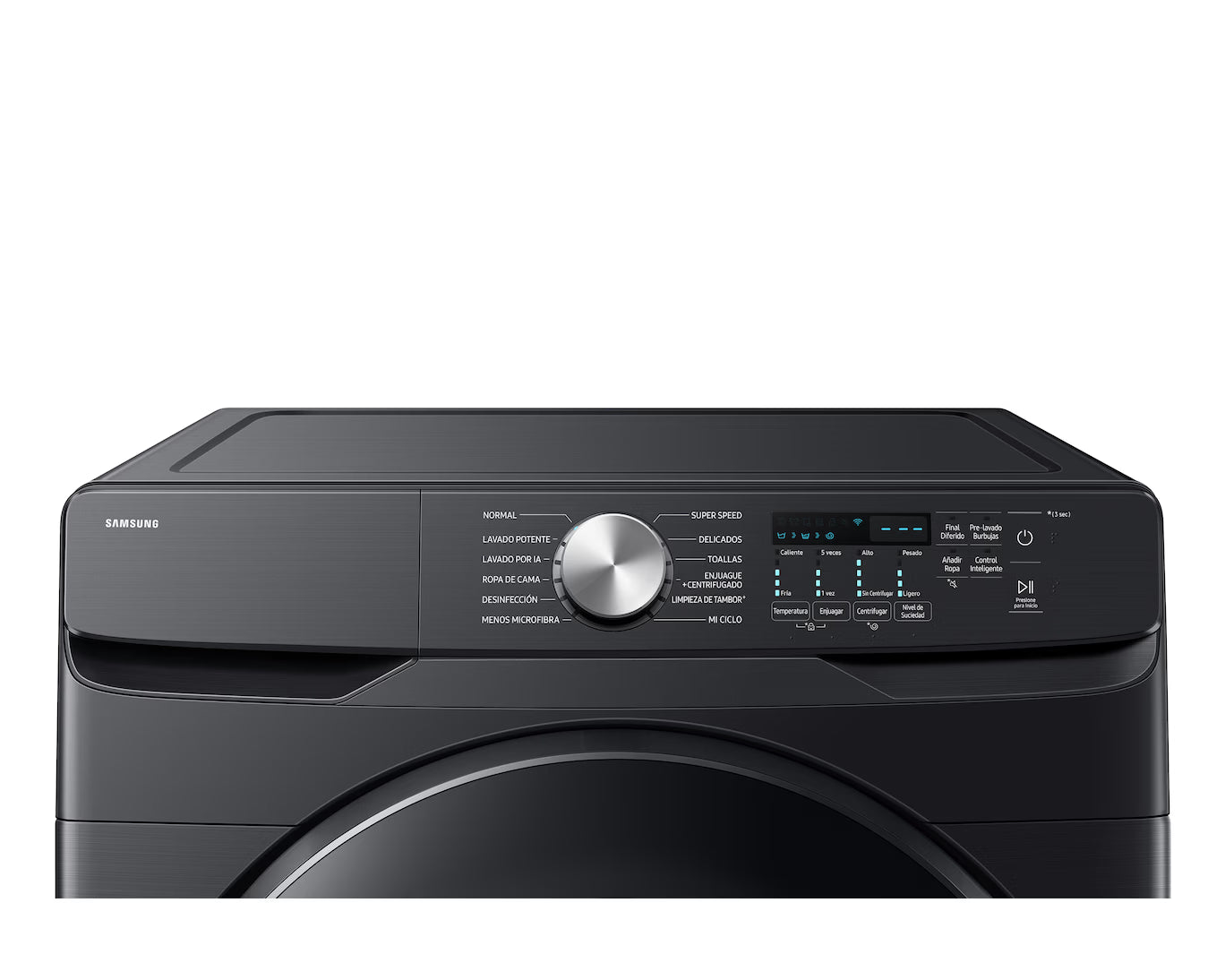 Lavadora Automática Carga Frontal 26kg con Ecobubble y AI Control Negro Caviar Samsung WF26DG8250AVAP Samsung