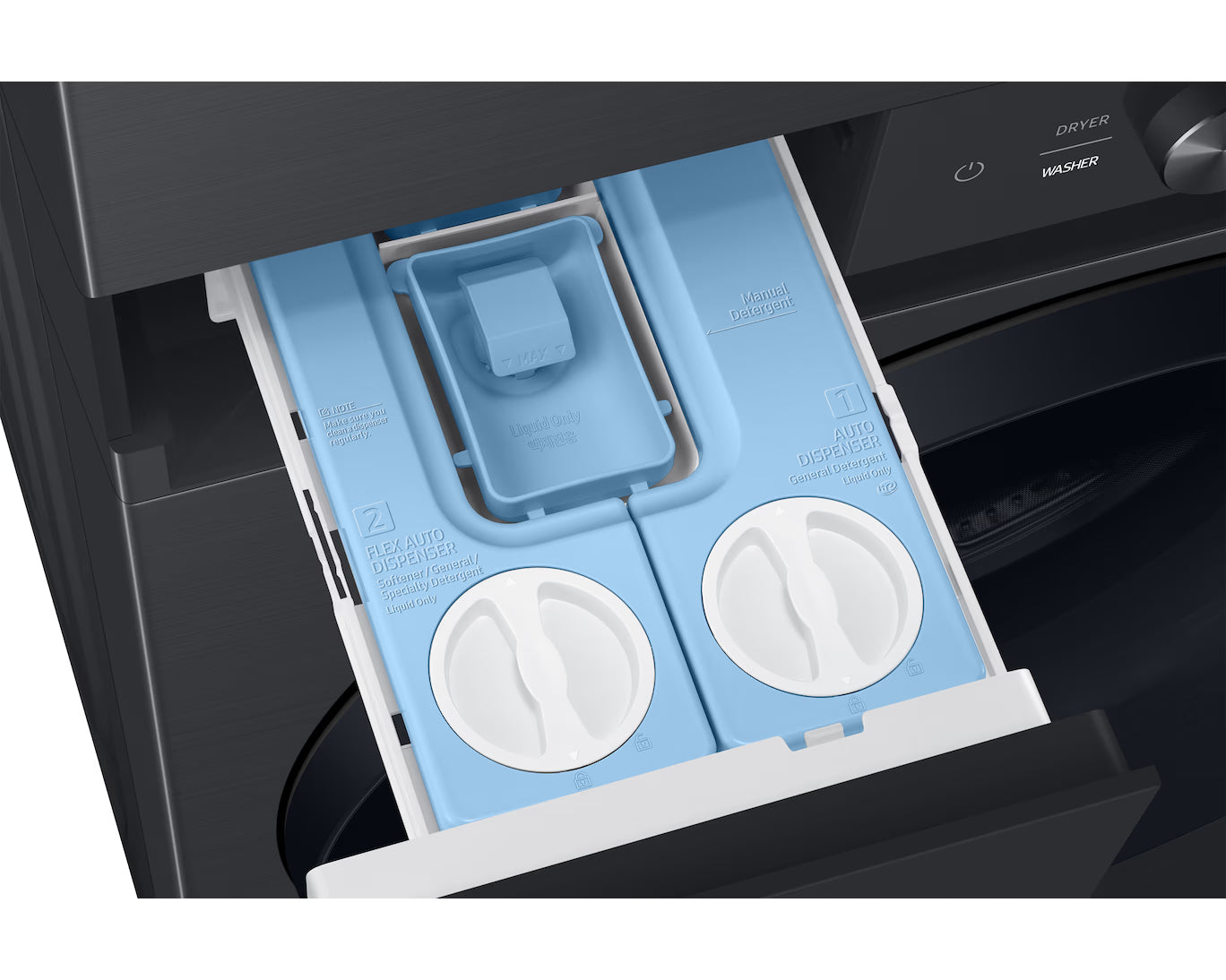 Centro de Lavado Torre de Lavado a Gas 22kg Negro Samsung WH22DBH570PVAP Samsung