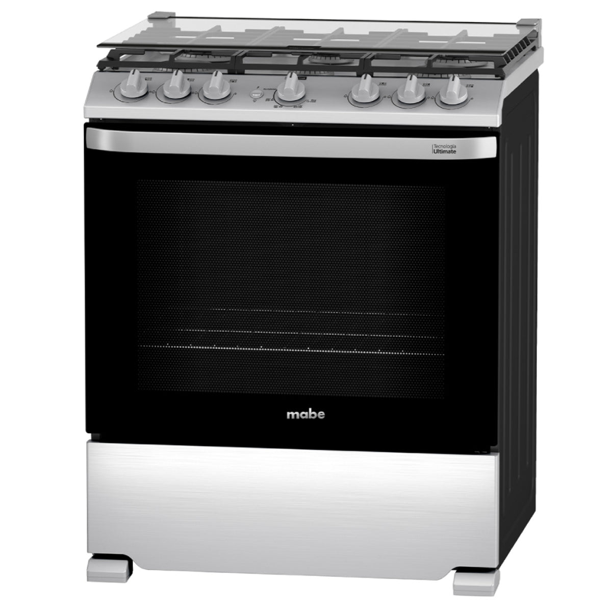 Estufa con Horno 30" 6 Quemadores a Gas Acero Inoxidable Mabe EMH7602JS0